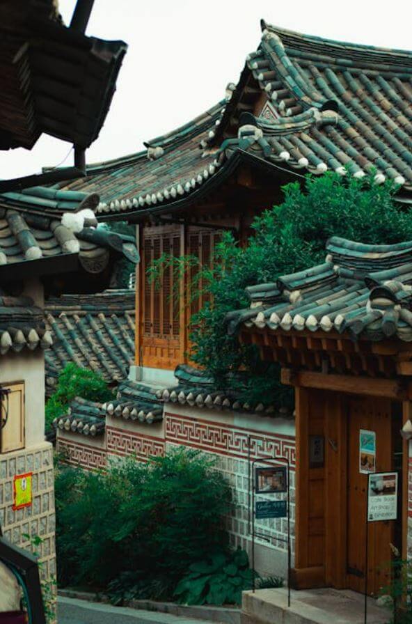 A breathtaking view of a peaceful Korean village, an essential destination for travel to South Korea 2026.